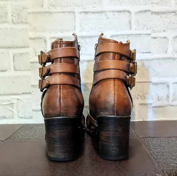 FreeBird RARE Peru Leather Ankle Bootie size 6 - Picture 9 of 15